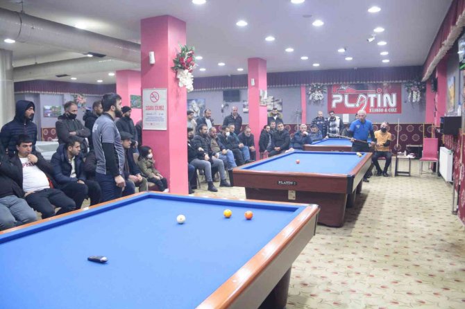 Bitlis’te Bilardo Turnuvası Sona Erdi