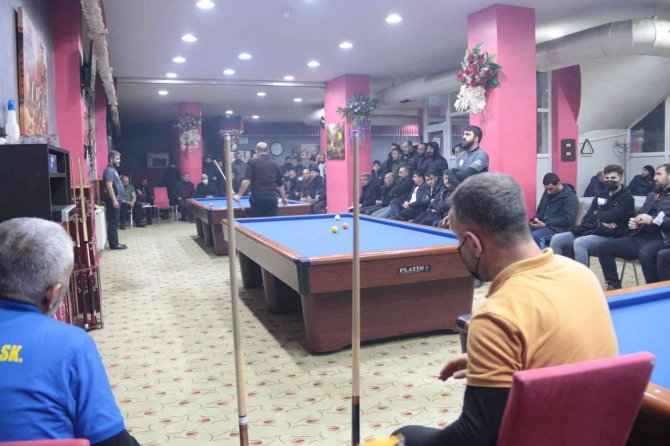 Bitlis’te Bilardo Turnuvası Sona Erdi