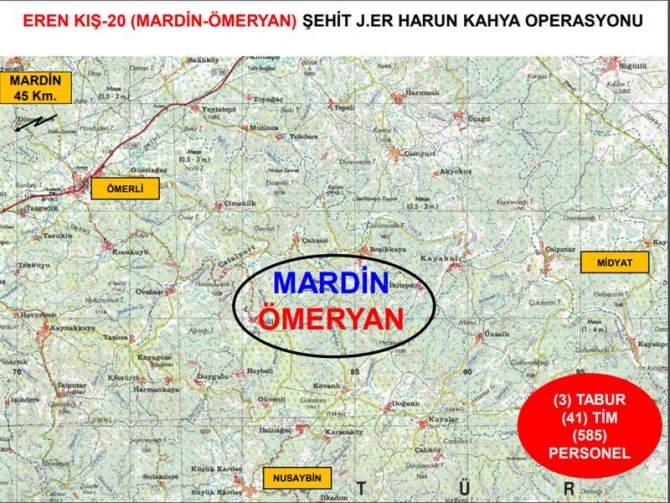 Mardin’de Başlatılan Operasyona Kütahyalı Şehidin Adı Verildi