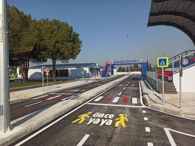 Trafik Eğitim Parkı’nda Son Rötuşlar