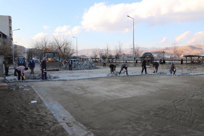 Cizre’de Üst Yapı Çalışmaları Devam Ediyor