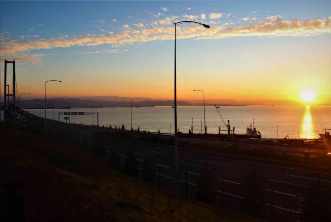 Kocaeli’de Mest Eden Günbatımı