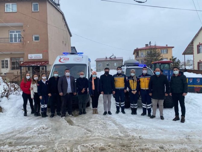 Tufanbeyli’ye Yeni Nesil Ambulans