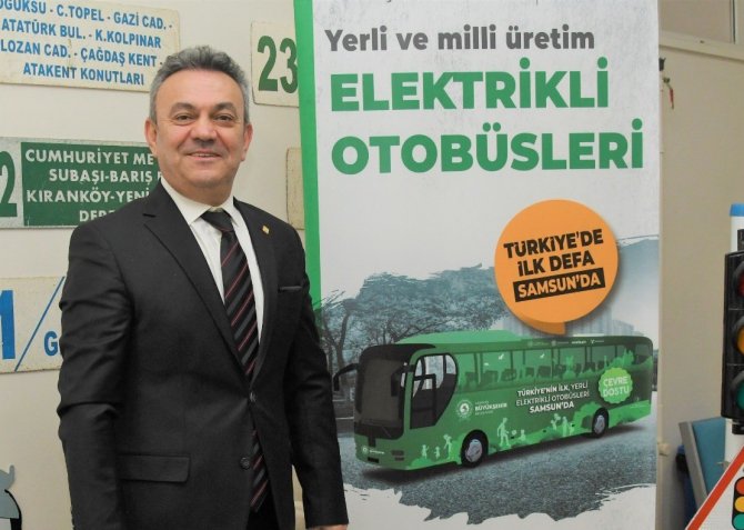 Samsun’a Elektrikli Otobüs Dönemi Nisanda Başlıyor