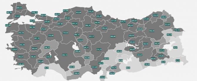 Vakalar Arttı Harita Kızardı