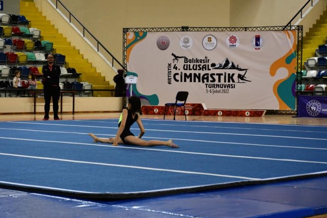 Balıkesir’de Ulusal Cimnastik Turnuvası