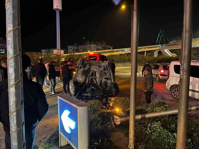 Yarışın Sonu Kaza İle Bitti