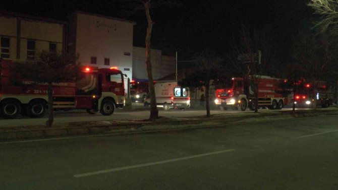 Kayseri’de Fabrika Yangını