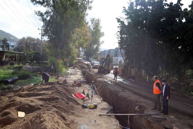 Bodrum’da Kanalizasyonunun Yüzde 51’i Tamamlandı