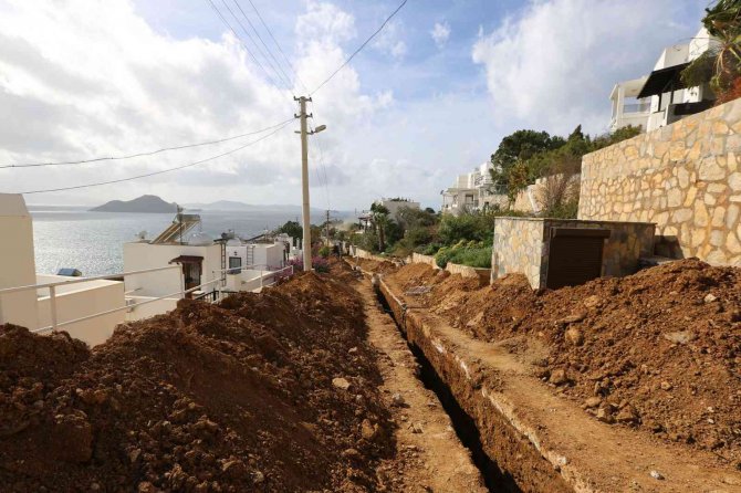 Bodrum’da Kanalizasyonunun Yüzde 51’i Tamamlandı