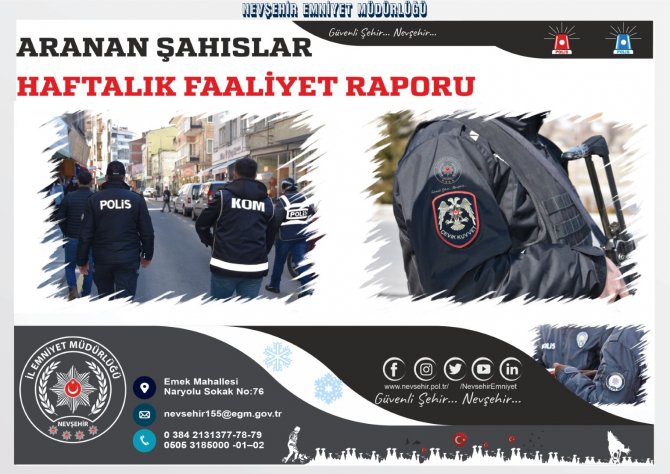 Arama Kararı Bulunan 8 Kişi Yakalandı
