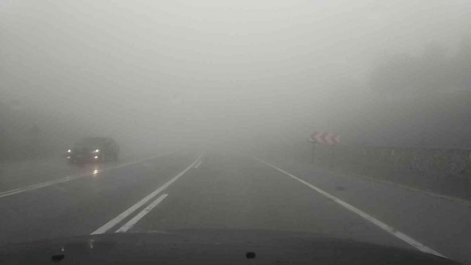 Bursa’da Sis Ve Sağanak Etkili Oluyor