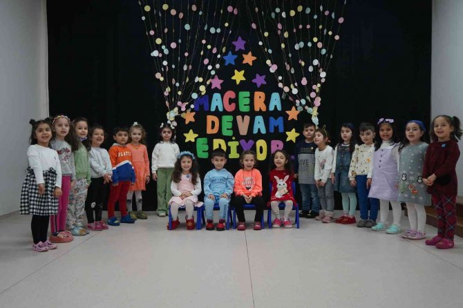Çocuk Kulübünde Eğitim Gören Miniklerin Okul Hasreti Sona Erdi