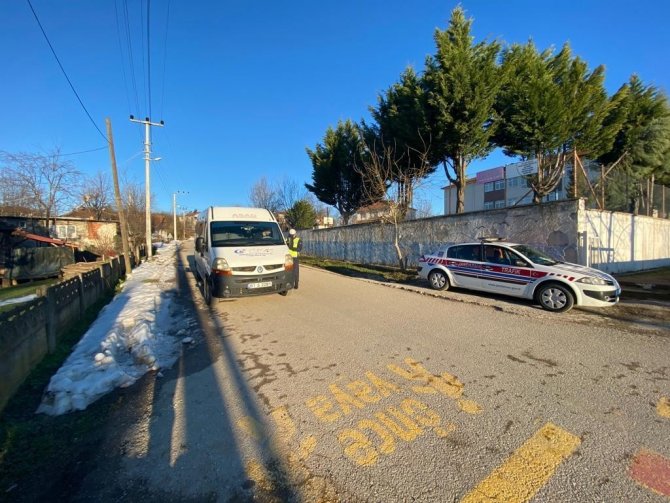 Jandarma Ekiplerinden Okul Servislerine Denetim