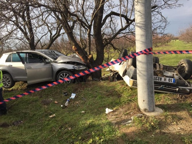 Burhaniye’de Yağmurla Gelen Kaza: 1 Ölü, 4 Yaralı