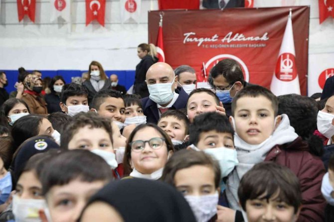Keçiören Belediyesi’nden Eğitime Spor Tesisi Desteği