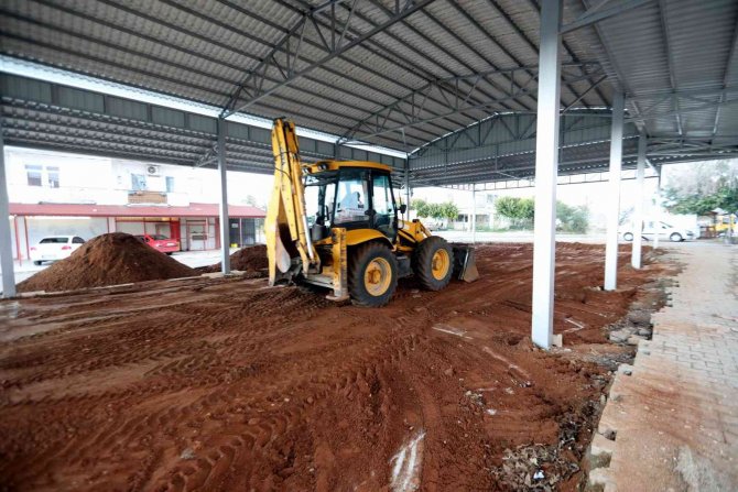 Manavgat Belediyesi’nden Cevizler Ve Kızılağaç’a Çok Amaçlı Kapalı Alan