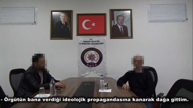 Mersin’de Bir Terörist İkna Yoluyla Teslim Oldu