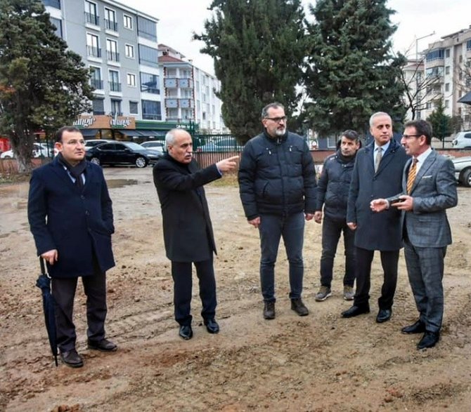 Yenişehir’e Yapılacak Yeni Okulun İnşaatı Başladı