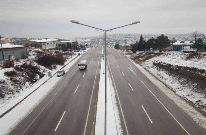 Tekirdağ’da Kar Şiddetini Arttırdı