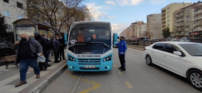Manisa’da Toplu Ulaşıma Sıkı Denetim