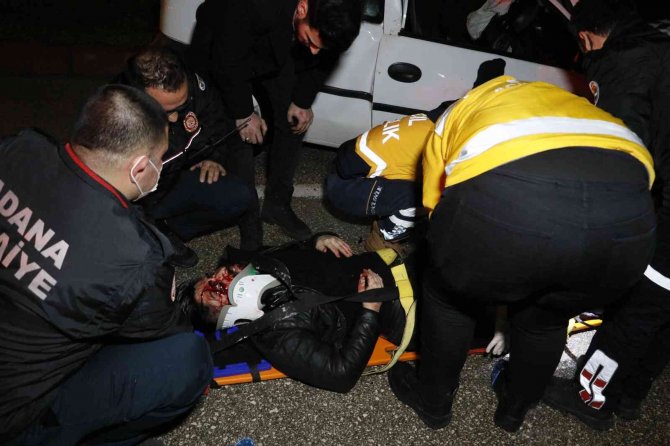 Adana Otomobil Ve Cip Çarpıştı: 3 Yaralı
