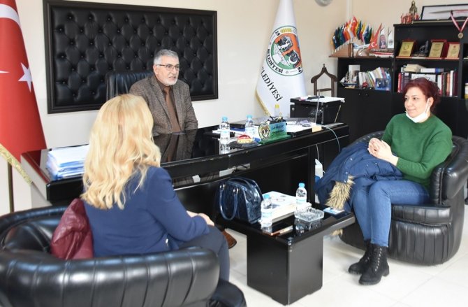 Ak Parti İ̇nönü Kadın Kollarından Başkan Bozkurt’a Ziyaret
