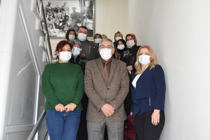Ak Parti İ̇nönü Kadın Kollarından Başkan Bozkurt’a Ziyaret