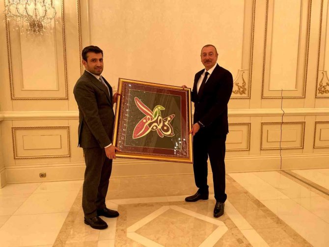 Azerbaycan Cumhurbaşkanı Aliyev, Selçuk Ve Haluk Bayraktar’ı Kabul Etti