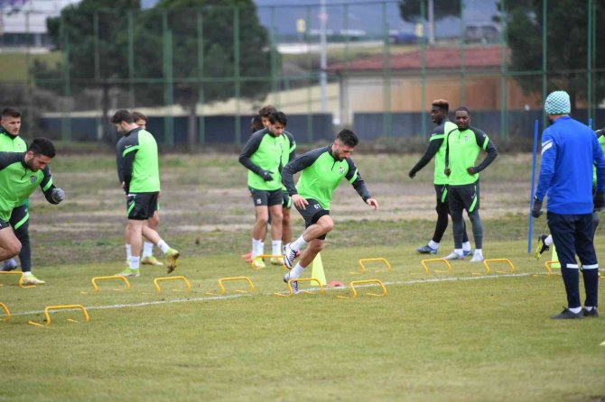 Bursaspor, Samsunspor Maçının Taktik Antrenmanını Yaptı
