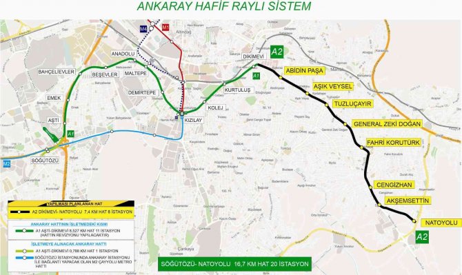Dikimevi-natoyolu Metrosu İçin Proje Tamamlandı