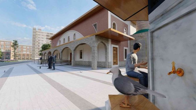 Yenimahalle’de Zamana Yenik Düşen Cami Ve Cemevi Yenileniyor