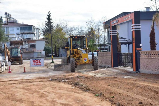 Kepez’de Yol Yapım Çalışması