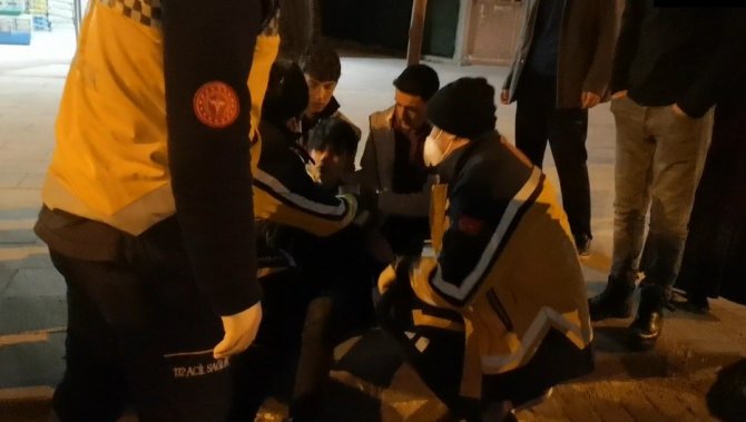 Motosikletin Araca Çarpma Anı Araç Kamerasında