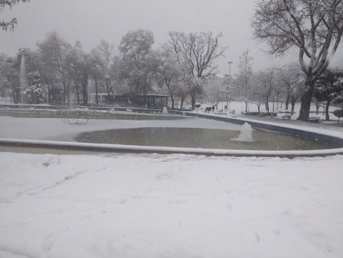 Konya’da Kar Yağışı Yeniden Başladı