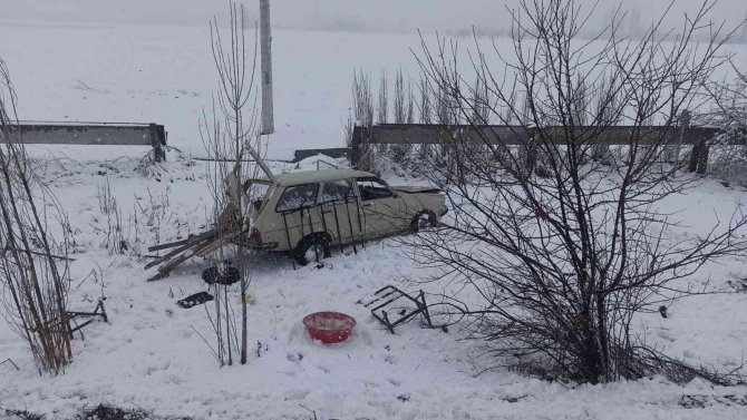 Konya’da Otomobil İle Cip Çarpıştı: 1 Yaralı