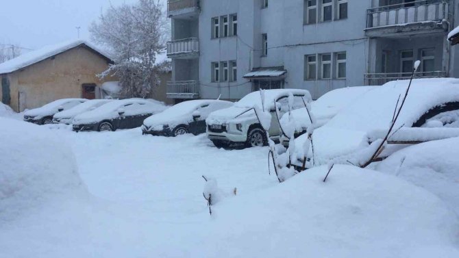 Karlıova’da Kar Yağışı Etkisini Sürdürüyor