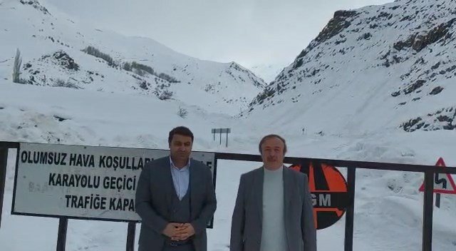 Bahçesaray Dikmetaş Yolu Ulaşıma Açıldı