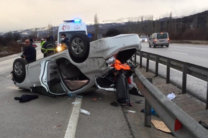 Osmancık’ta Trafik Kazası; 1 Ölü