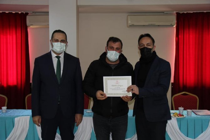 Pandemi Sürecinde Dış Kurumlardan Görevlendirilen Personele Başarı Belgesi Verildi