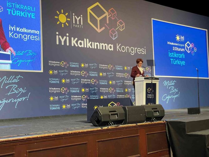 İ̇yi̇ Parti Genel Başkanı Akşener Kalkınma Kongresi’ne Katıldı