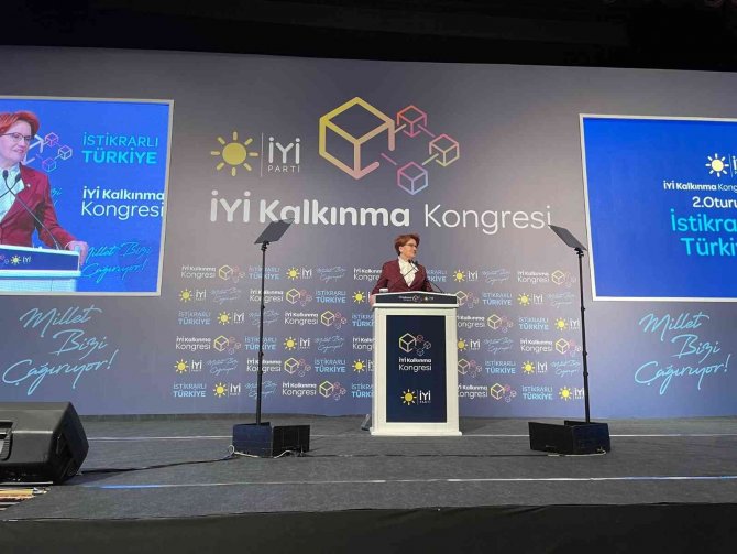 İ̇yi̇ Parti Genel Başkanı Akşener Kalkınma Kongresi’ne Katıldı