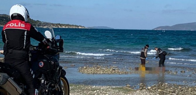 Çeşme’de Karaya Vurmuş Bir Ceset Bulundu