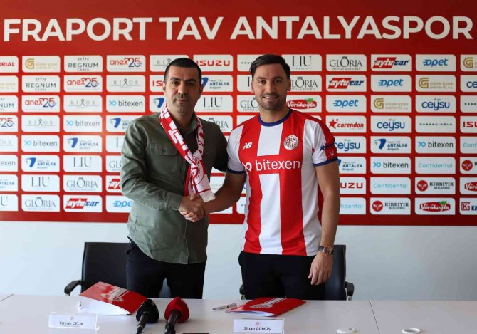 Antalyaspor, Sinan Gümüş İle 2.5 Yıllık Sözleşme İmzaladı