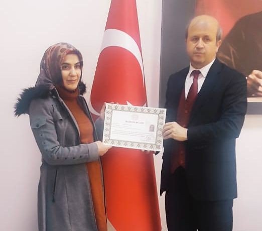 Ücretli Öğretmenlere Teşekkür Belgesi