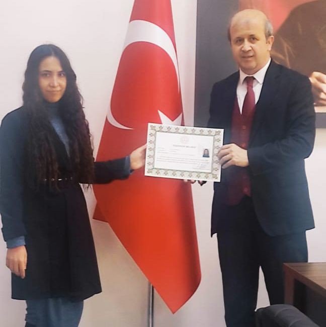 Ücretli Öğretmenlere Teşekkür Belgesi