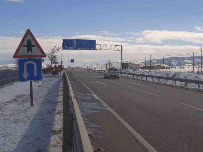 Afyonkarahisar-konya Karayolunda Trafik Normal Seyrine Döndü
