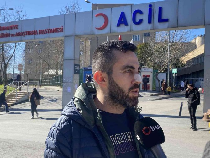 Ümraniye’de Covidli Hastadan Sağlık Çalışanına Saldırı: Kafa Atıp Burnunu Kurdu