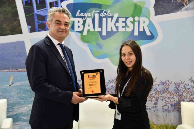 Balıkesir Standına ‘En Etkin Tanıtım Ödülü’