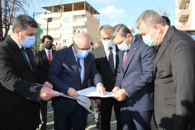 Vali Şahin Genişletilecek Atatürk Parkı’nda İncelemelerde Bulundu